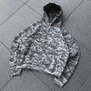A Mertra Camo Hoodie Black
