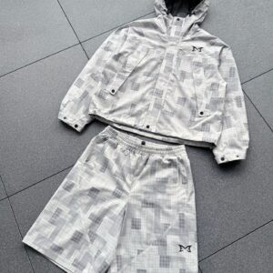 MERTRA PATCHWORK PLAID JACKET & SHORT