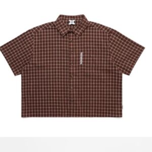Mertra Mertra Brown Checkered Shirt