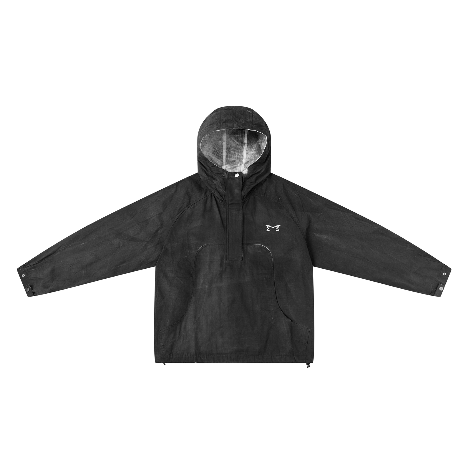 BLACKHANDSPRAYPULLOVERECOM1_3x_4f7bd1b4-db93-4fc2-bf85-d51d0ff16182-2.png Mertra Hand Spray Pullover (Black) - Image 1