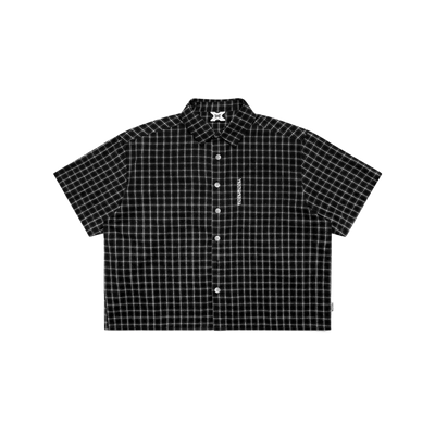 plaid-shirt-black_1_nobg.png Mertra Plaid Shirt (Black) - Image 1