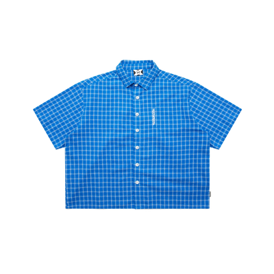 plaid-shirt-lapis_1_nobg.png Mertra Plaid Shirt (Lapis) - Image 1