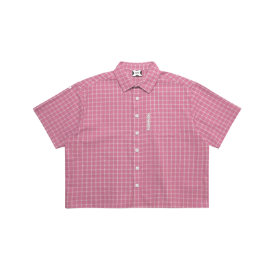 plaid-shirt-pink_1_nobg-1.png Mertra Plaid Shirt (Pink) - Image 1