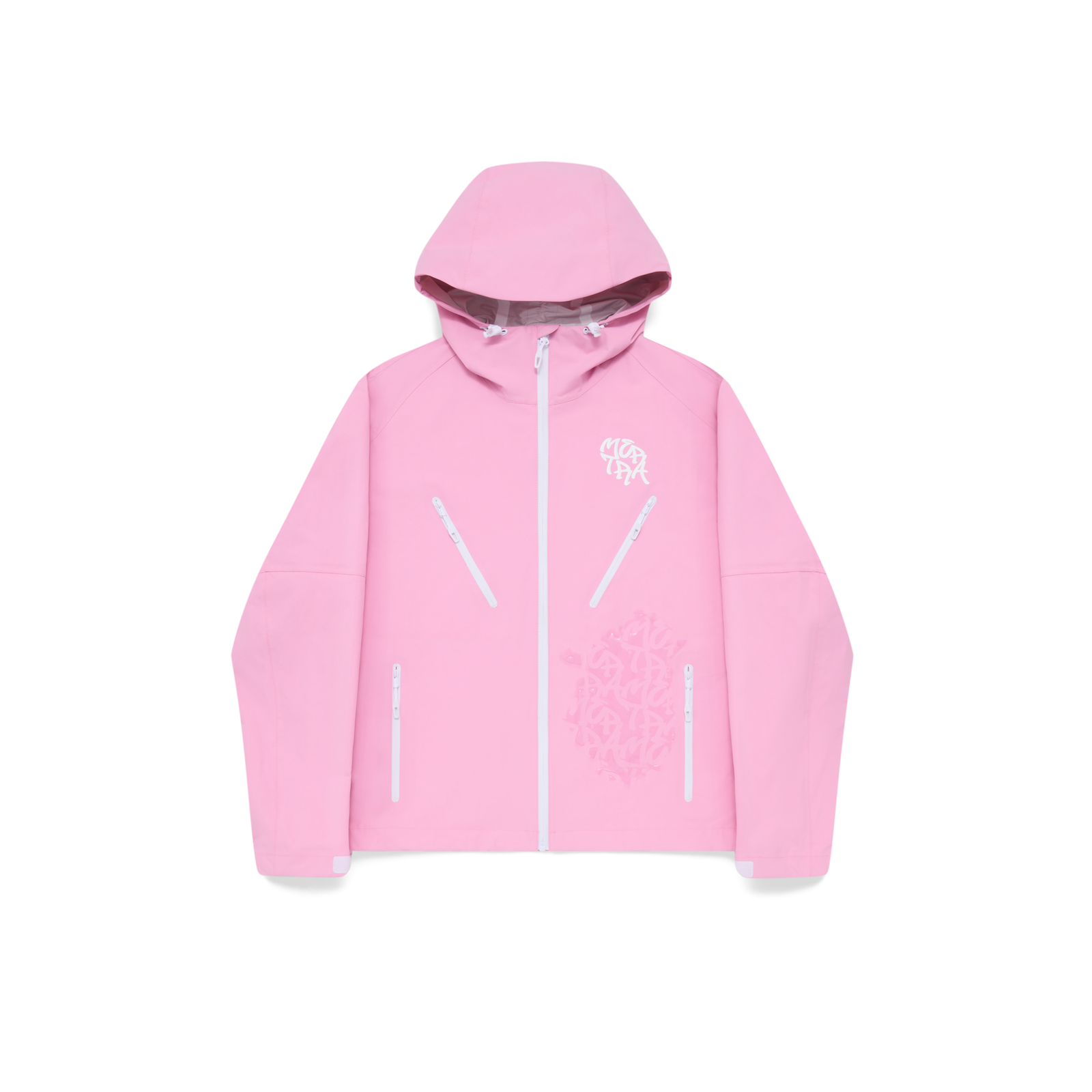 pnit.png Mertra Monogram Shell Jacket (Pink) - Image 1