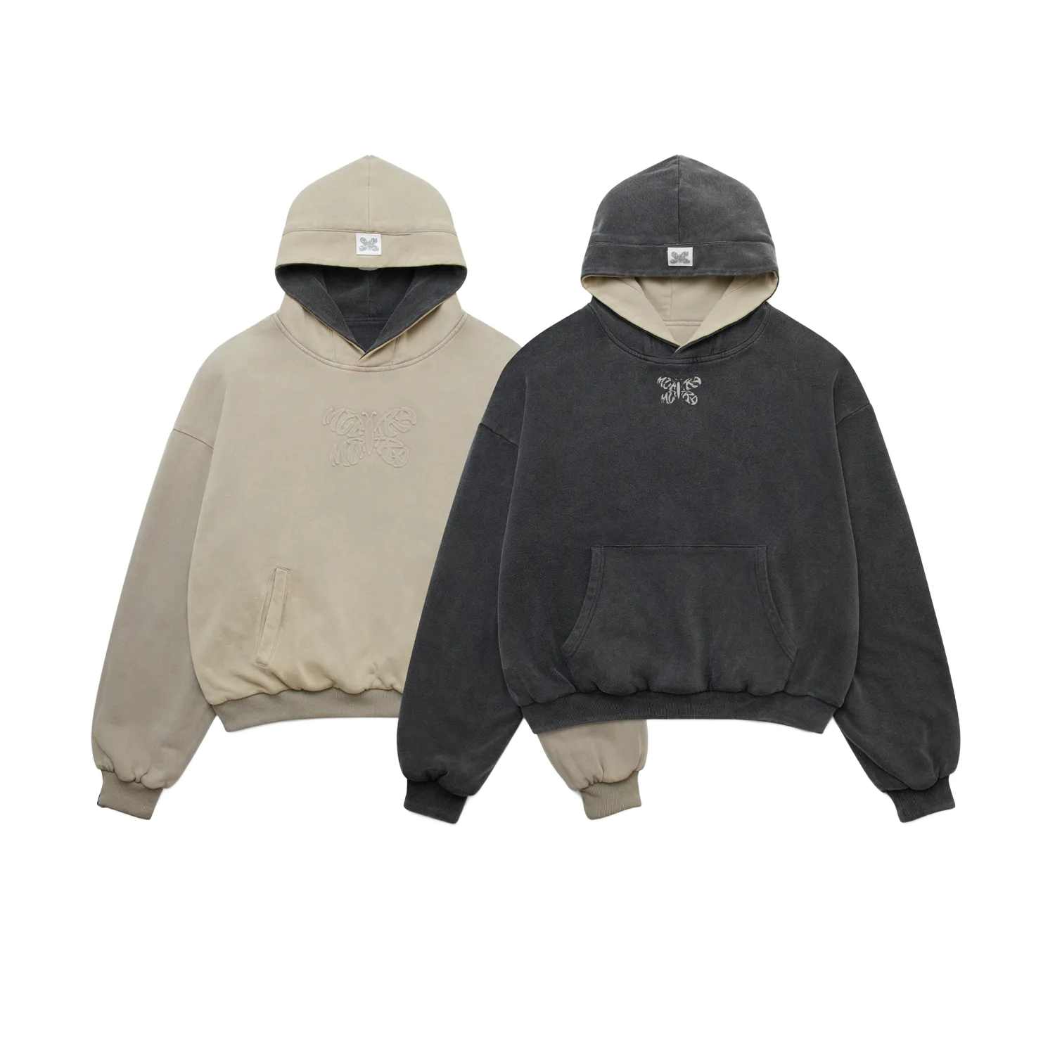 reversible-hoodie-boxing-day_1_nobg-1.png Mertra Reversible Logo Hood (Vintage) - Image 1