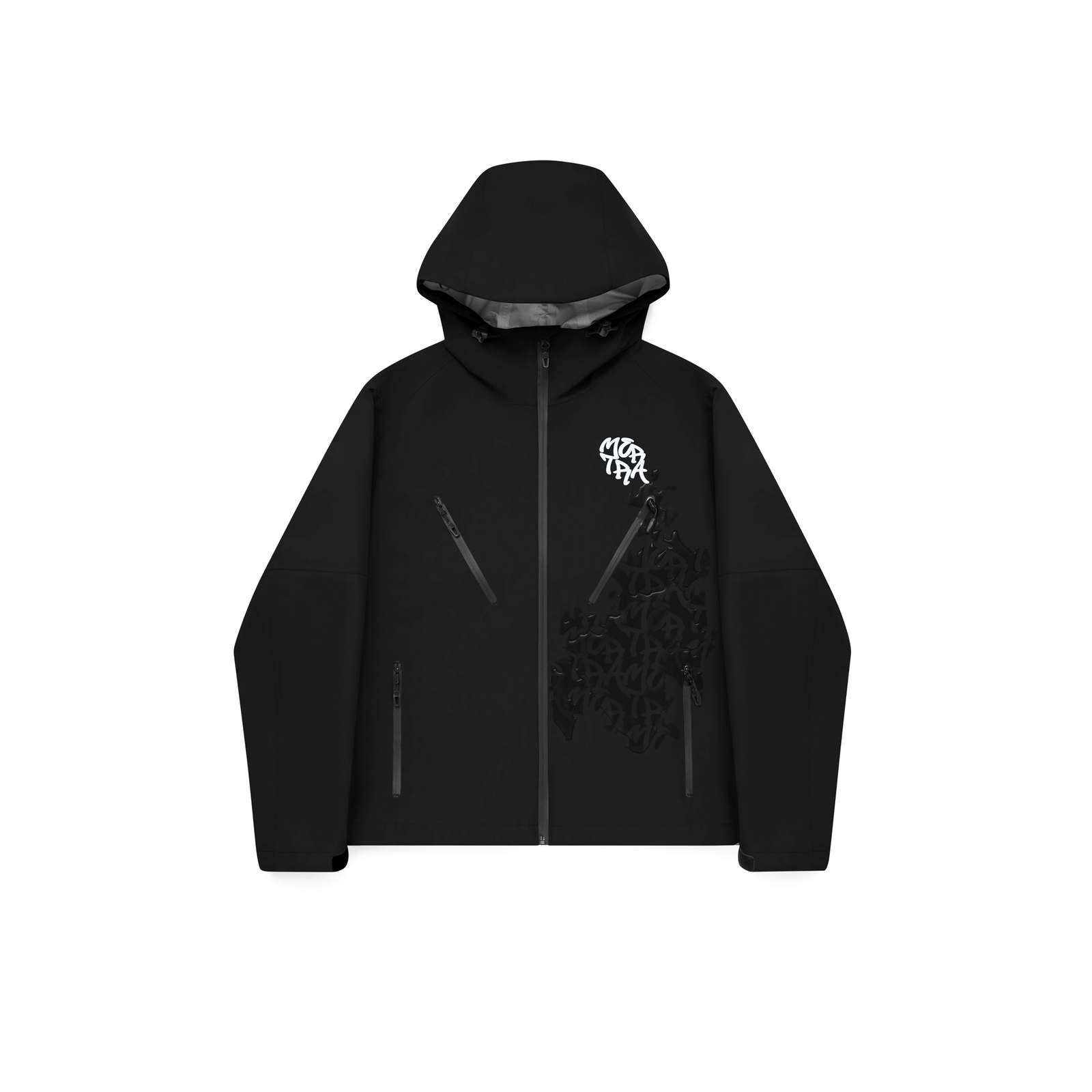 sjb3.png Mertra Monogram Shell Jacket (Black) - Image 1