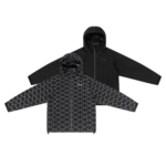 Mertra  Reflective Monogram Jacket (Black)